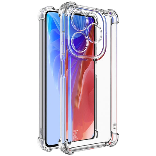 For Tecno Spark Go 2024 IMAK UX-4 Series Four-corner Shockproof Phone Case(Transparent) - Tecno Cases by imak | Online Shopping UK | buy2fix