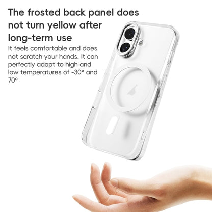 For iPhone 16 Pro Max ZGA Magsafe Clear PC Tempered Glass Phone Case(Transparent) - iPhone 16 Pro Max Cases by ZGA | Online Shopping UK | buy2fix