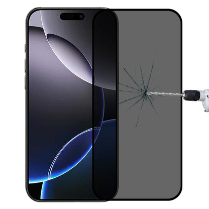 For iPhone 16 Pro Max Full Cover Anti-spy Silk Screen Tempered Glass Film - iPhone 16 Pro Max Tempered Glass by buy2fix | Online Shopping UK | buy2fix