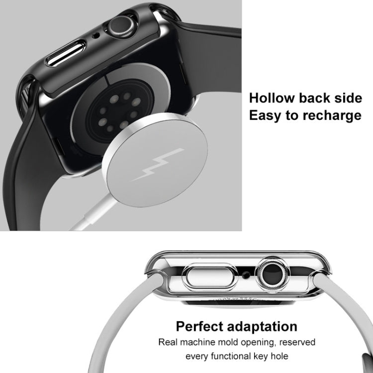 For Apple Watch Series 10 42mm imak Integrated Watch Case with Film(White) - Watch Cases by imak | Online Shopping UK | buy2fix