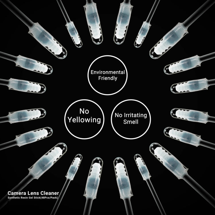 2UUL CL21 48pcs/box Camera Lens Dust Cleaning Synthetic Resin Gel Stick - Dust Remove Tool by 2UUL | Online Shopping UK | buy2fix