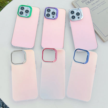 For iPhone 16 Plus Color Plating Discoloration PC Phone Case(Blue) - iPhone 16 Plus Cases by buy2fix | Online Shopping UK | buy2fix