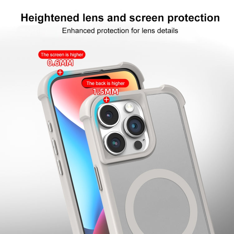 For iPhone 16 Pro Skin Feel MagSafe Phone Case(Grey) - iPhone 16 Pro Cases by buy2fix | Online Shopping UK | buy2fix