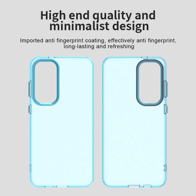 For Samsung Galaxy S25+ 5G Candy PC Hybrid TPU Shockproof Phone Case(Blue) - Galaxy S25+ 5G Cases by buy2fix | Online Shopping UK | buy2fix