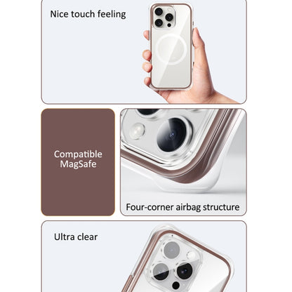 For iPhone 16 Plus TGVIS Vigor Series MagSafe Full Body Airbag Design Phone Case(White) - iPhone 16 Plus Cases by TGVIS | Online Shopping UK | buy2fix