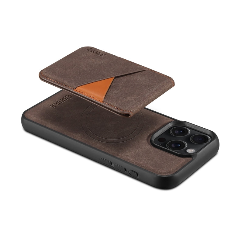 For iPhone 16 Pro Max ESEBLE E2 Retro Texture Card Slots MagSafe RFID Leather Case(Coffee) - iPhone 16 Pro Max Cases by ESEBLE | Online Shopping UK | buy2fix