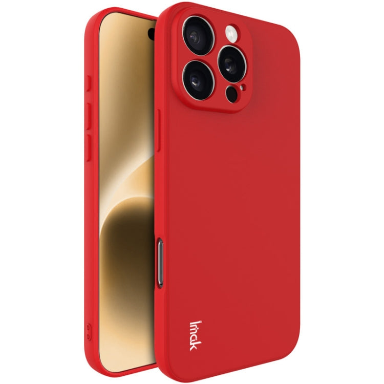 For iPhone 16 Pro Max imak UC-4 Series Straight Edge TPU Phone Case(Red) - iPhone 16 Pro Max Cases by imak | Online Shopping UK | buy2fix