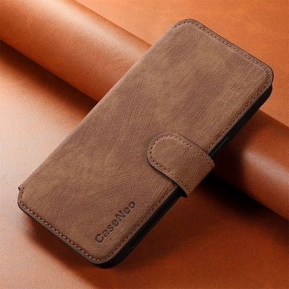 For iPhone 16 CaseNeo MagSafe RFID Anti-theft Retro Leather Phone Case(Brown) - iPhone 16 Cases by CaseNeo | Online Shopping UK | buy2fix