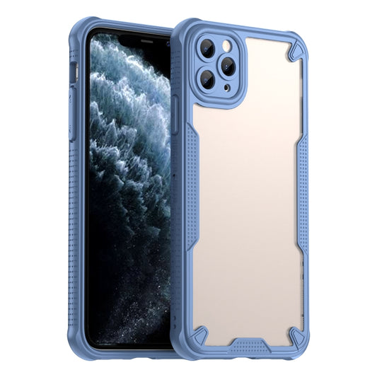 For iPhone 11 Pro Armor Glaze PC Hybrid TPU Phone Case(Blue) - iPhone 11 Pro Cases by buy2fix | Online Shopping UK | buy2fix