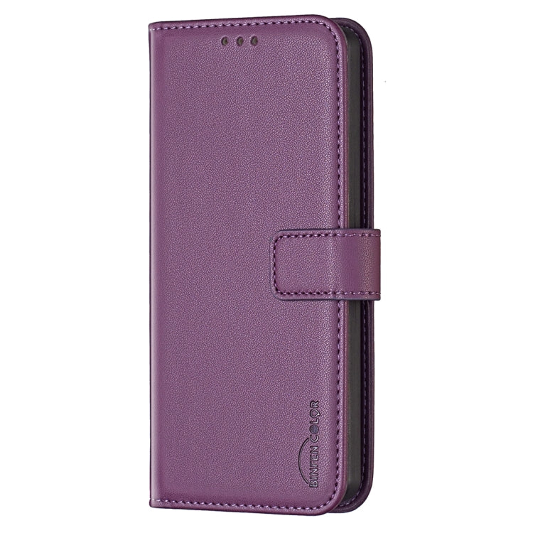 For Samsung Galaxy S25 Ultra 5G Magnetic Buckle Leather Phone Case(Purple) - Galaxy S25 Ultra 5G Cases by buy2fix | Online Shopping UK | buy2fix