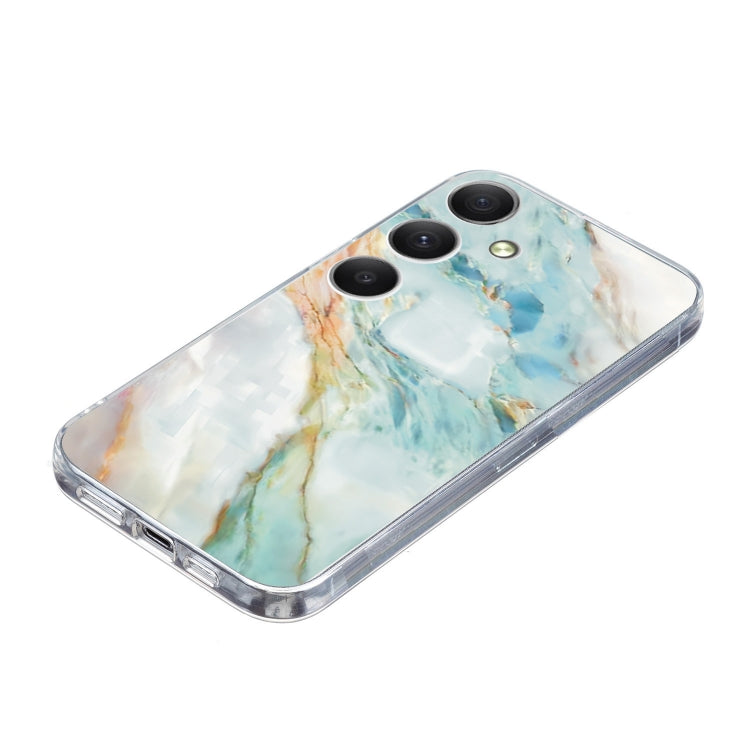 For Samsung Galaxy S25 5G Colorful Painting Pattern TPU Phone Case(Marble) - Galaxy S25 5G Cases by buy2fix | Online Shopping UK | buy2fix