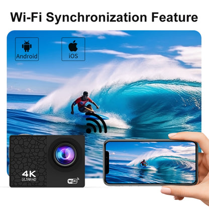 I5-360 2.0 inch IPS HD Screen Wide Angle 4K Action Camera, Specification:with Remote Control - Video Cameras by buy2fix | Online Shopping UK | buy2fix