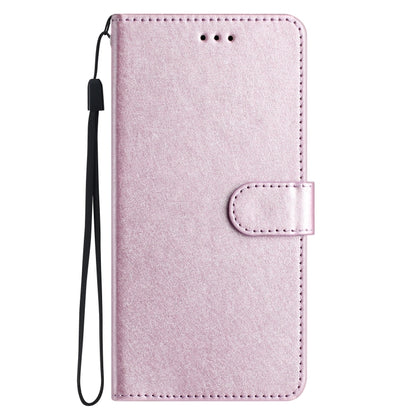 For Samsung Galaxy S25+ 5G Silk Texture Horizontal Flip Leather Phone Case(Rose Pink) - Galaxy S25+ 5G Cases by buy2fix | Online Shopping UK | buy2fix