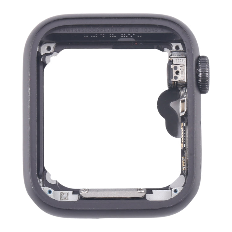 For Apple Watch SE 2020 44MM GPS Aluminium Alloy Middle Frame Bezel Plate with Crown Spin Axis Flex Cable(Grey) - Middle Frame by buy2fix | Online Shopping UK | buy2fix