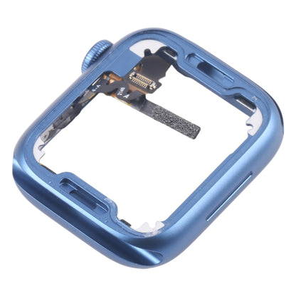 For Apple Watch Series 7 41MM GPS Aluminium Alloy Middle Frame Bezel Plate with Crown Spin Axis Flex Cable(Blue) - Middle Frame by buy2fix | Online Shopping UK | buy2fix