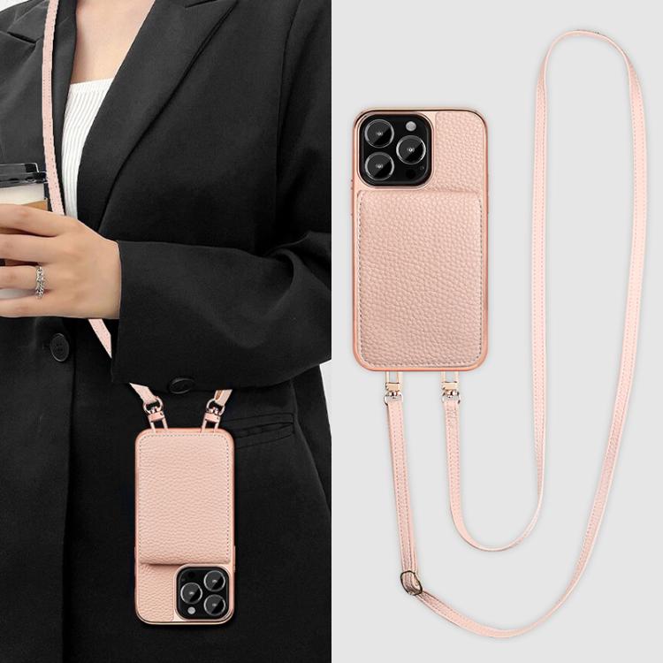 For iPhone 16 Pro Max VIETAO Litchi Texture Wallet PU Phone Case with Lanyard(White) - iPhone 16 Pro Max Cases by VIETAO | Online Shopping UK | buy2fix