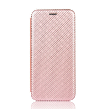 For DOOGEE N20 Pro Carbon Fiber Texture Horizontal Flip TPU + PC + PU Leather Case with Card Slot(Pink) - More Brand by buy2fix | Online Shopping UK | buy2fix