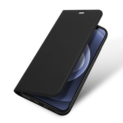 For iPhone 12 / 12 Pro DUX DUCIS Skin Pro Series Horizontal Flip PU + TPU Leather Case with Holder & Card Slots(Black) - iPhone 12 / 12 Pro Cases by DUX DUCIS | Online Shopping UK | buy2fix