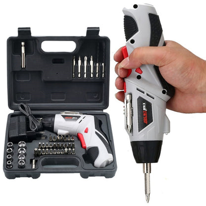 4.8V Multi-functional Household Electric Screwdriver Electric Drill Electric Screwdriver Set US Plug - Drill & Drill Bits by buy2fix | Online Shopping UK | buy2fix