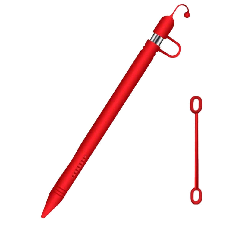 Apple Pen Cover Anti-lost Protective Cover for Apple Pencil (Red) - Pencil Accessories by buy2fix | Online Shopping UK | buy2fix