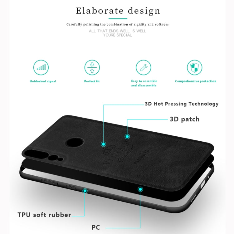 PINWUYO Shockproof Waterproof Full Coverage PC + TPU + Skin Protective Case for Huawei Nova 4(Blue) - Huawei Cases by PINWUYO | Online Shopping UK | buy2fix