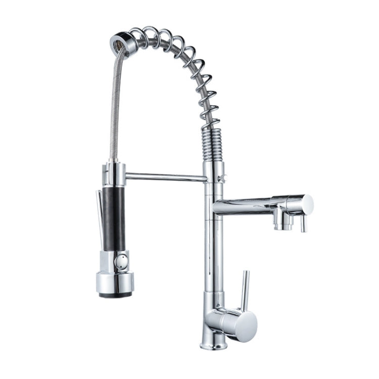 KE6024 Multifunctional Spring Drawing Cold Hot Mixing Water Nozzle Water Filter Adapter Water Purifier Saving Tap - Faucets & Accessories by buy2fix | Online Shopping UK | buy2fix