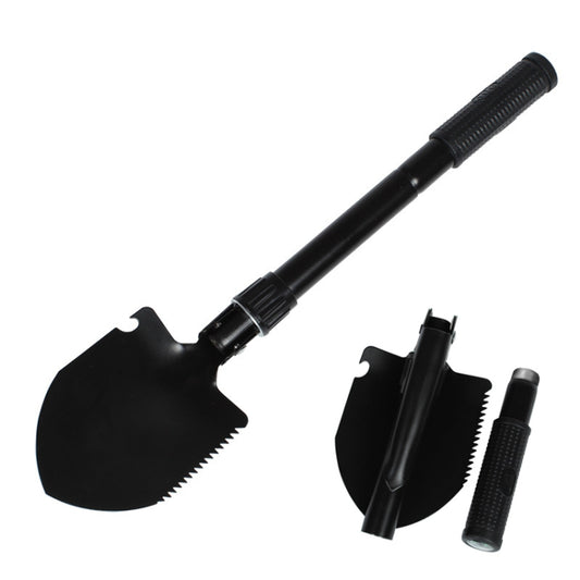 Multi-function Portable Folding Camping Shovel Survival Spade Outdoor Garden Shovel(Black) - Emergency Tools by buy2fix | Online Shopping UK | buy2fix