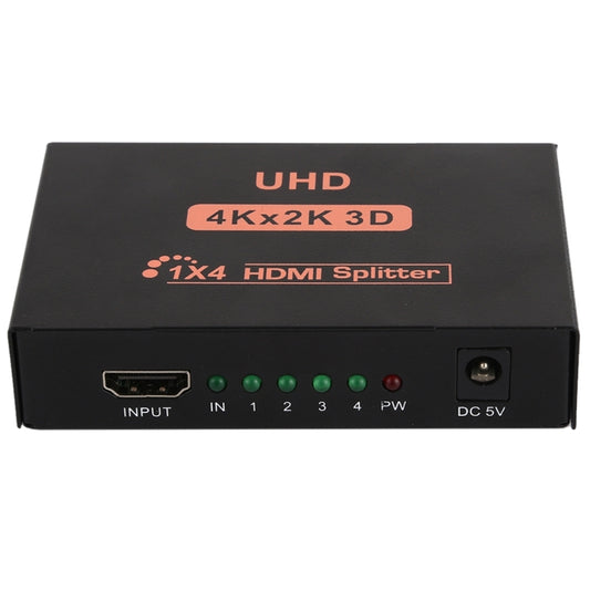 CY10 UHD 4K x 2K 3D 1 x 4 HDMI Splitter (US Plug) - Splitter by buy2fix | Online Shopping UK | buy2fix