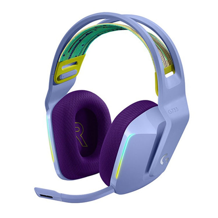 Logitech G733 LIGHT SPEED Wireless RGB Gaming Headset (Purple) - Multimedia Headset by Logitech | Online Shopping UK | buy2fix