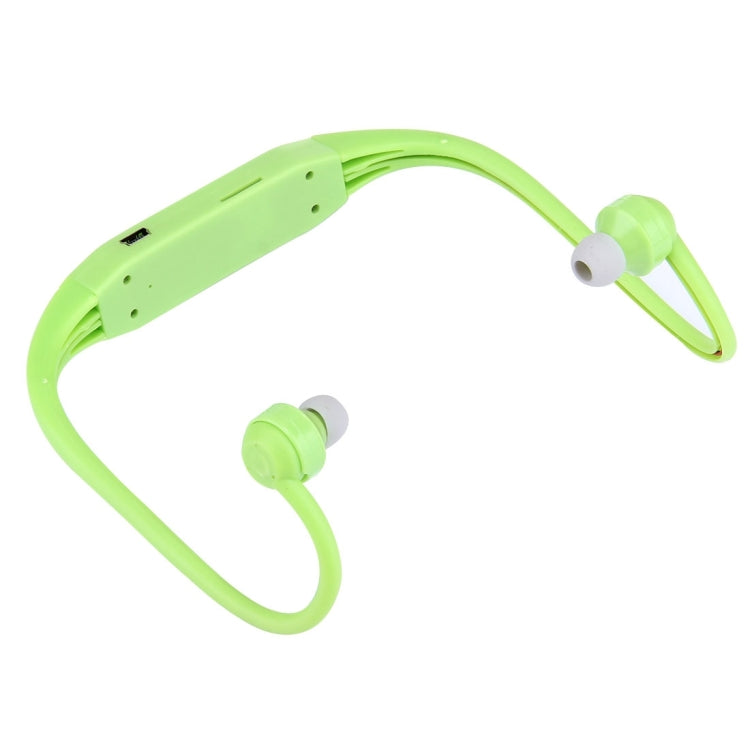 506 Life Waterproof Sweatproof Stereo Wireless Sports Earbud Earphone In-ear Headphone Headset with Micro SD Card Slot, For Smart Phones & iPad & Laptop & Notebook & MP3 or Other Audio Devices, Maximum SD Card Storage: 8GB(Green) - Sport Earphone by buy2fix | Online Shopping UK | buy2fix