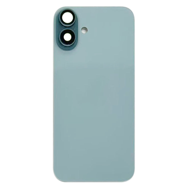 For iPhone 16 Plus Battery Back Cover with Camera Lens Cover(Green) -  by buy2fix | Online Shopping UK | buy2fix