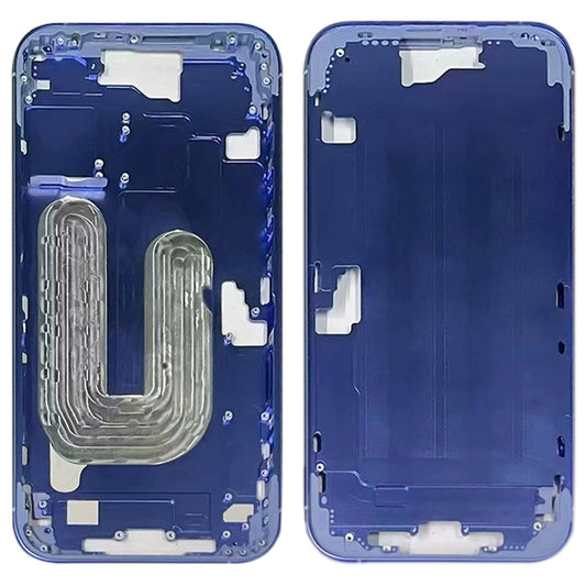 For iPhone 16 Plus Middle Frame Bezel Plate (Blue) -  by buy2fix | Online Shopping UK | buy2fix