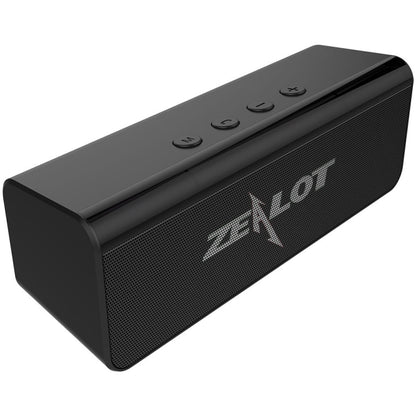 ZEALOT S31 10W 3D HiFi Stereo Wireless Bluetooth Speaker, Support Hands-free / USB / AUX / TF Card(Black) - Desktop Speaker by ZEALOT | Online Shopping UK | buy2fix