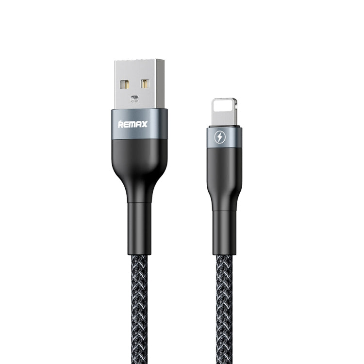 REMAX RC-064i Sury 2 Series 1m 2.4A USB to 8 Pin Data Cable for iPhone, iPad(Black) - Normal Style Cable by REMAX | Online Shopping UK | buy2fix