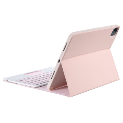 YT11B-A Detachable Candy Color Bluetooth Keyboard Leather Tablet Case with Touch Pad & Pen Slot & Holder for iPad Pro 11 inch 2021 (Pink) - For iPad Pro by buy2fix | Online Shopping UK | buy2fix