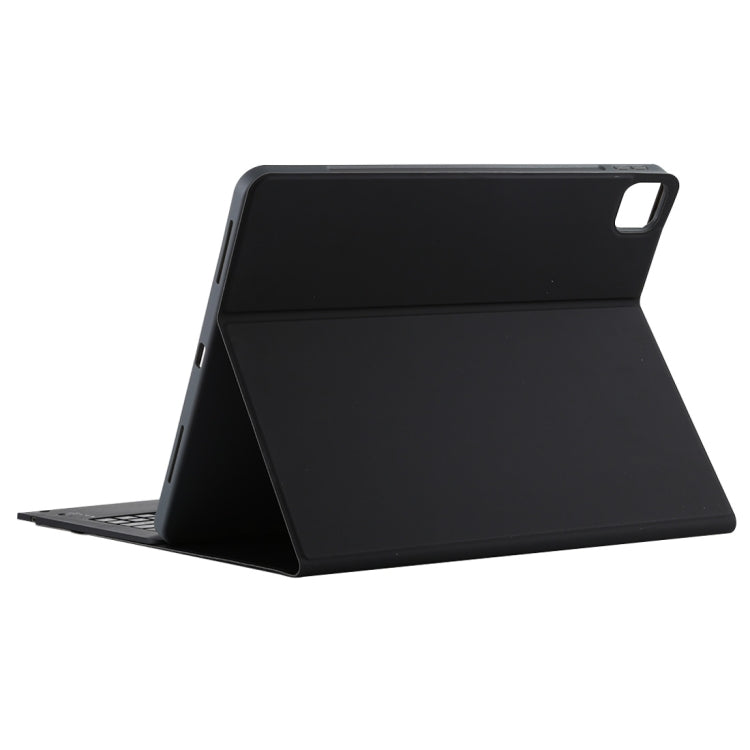 T129 Detachable Bluetooth Black Keyboard Microfiber Leather Tablet Case for iPad Pro 12.9 inch (2020), with Holder (Black) - For iPad Pro by buy2fix | Online Shopping UK | buy2fix