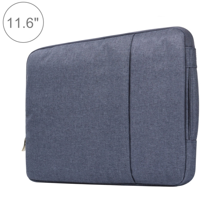 11.6 inch Universal Fashion Soft Laptop Denim Bags Portable Zipper Notebook Laptop Case Pouch for MacBook Air, Lenovo and other Laptops, Size: 32.2x21.8x2cm (Dark Blue) - 10 - 11 inch by buy2fix | Online Shopping UK | buy2fix