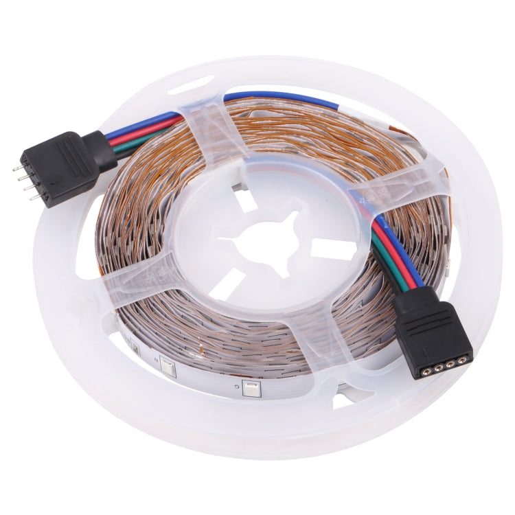 Bare Board 2835 SMD RGB LED Rope Light, 60 LED/m, Length: 5m, 12V 2A 100-240V, with 24-key Remote Control(US Plug) - Bare Board Light by buy2fix | Online Shopping UK | buy2fix