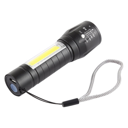 A2 USB Charging Waterproof Zoomable XPE + COB Flashlight with 3-Modes & Storage Box - LED Flashlight by buy2fix | Online Shopping UK | buy2fix