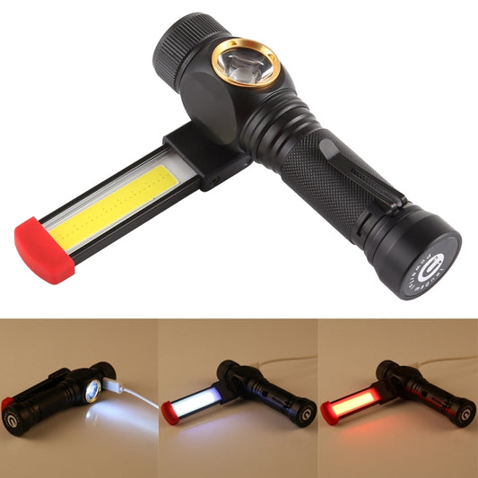 W550 10W 800LM USB Charging T6 + COB IPX6 Waterproof Strong LED Flashlight Work Lamp with 5-Modes - LED Flashlight by buy2fix | Online Shopping UK | buy2fix