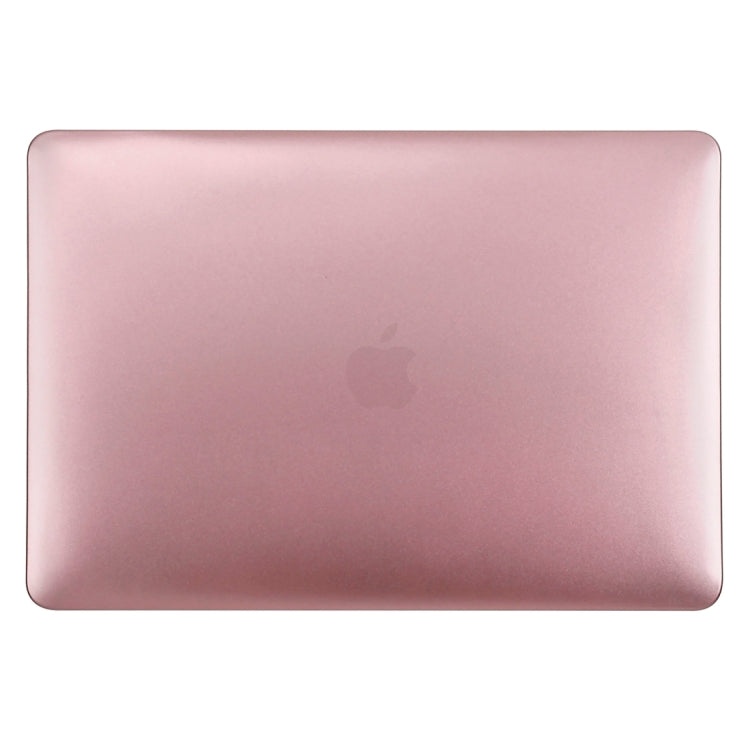 For 2016 New Macbook Pro 13.3 inch A1706 & A1708 Laptop PC + Metal Oil Surface Protective Case (Rose Gold) - MacBook Pro Cases by buy2fix | Online Shopping UK | buy2fix