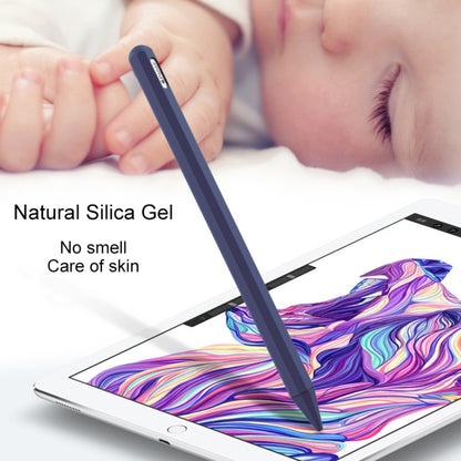 Stylus Pen Silica Gel Protective Case for Apple Pencil 2 (Black) - Pencil Accessories by buy2fix | Online Shopping UK | buy2fix