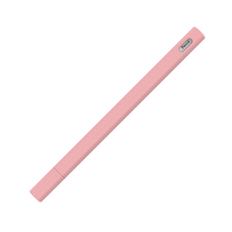 LOVE MEI For Apple Pencil 2 Triangle Shape Stylus Pen Silicone Protective Case Cover(Pink) - Pencil Accessories by LOVE MEI | Online Shopping UK | buy2fix