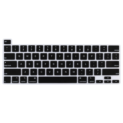 Dustproof Silicone Laptop Keyboard Protective Film for MacBook Pro 16 inch A2141 & Pro 13.3 inch A2251 / A2289 / A2338 (2020)(Black) - Keyboard Protector by buy2fix | Online Shopping UK | buy2fix