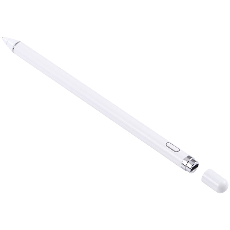 Universal Active Capacitive Stylus Pen(White) - Stylus Pen by buy2fix | Online Shopping UK | buy2fix