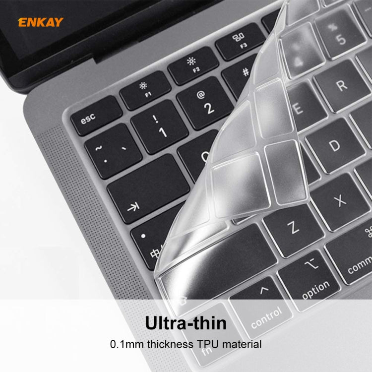 For MacBook Air 13.3 inch A1932 2018 ENKAY Hat-prince US Version of The Notebook Ultra-thin TPU Keyboard Protective Cover - Keyboard Protector by ENKAY | Online Shopping UK | buy2fix