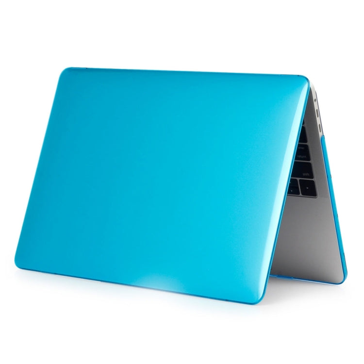 ENKAY Hat-Prince 2 in 1 Crystal Hard Shell Plastic Protective Case + Europe Version Ultra-thin TPU Keyboard Protector Cover for 2016 MacBook Pro 13.3 Inch with Touch Bar (A1706) (Baby Blue) - MacBook Pro Cases by ENKAY | Online Shopping UK | buy2fix