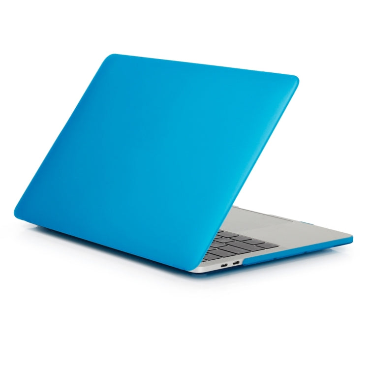 Laptop Frosted Style PC Protective Case for MacBook Pro 15.4 inch A1990 (2018)(Lake Blue) - MacBook Pro Cases by buy2fix | Online Shopping UK | buy2fix