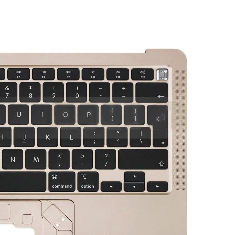 For Macbook Air 13 2020 M1 A2337 C-side Cover + UK Edition Key Board (Gold) - Bottom Cover by buy2fix | Online Shopping UK | buy2fix