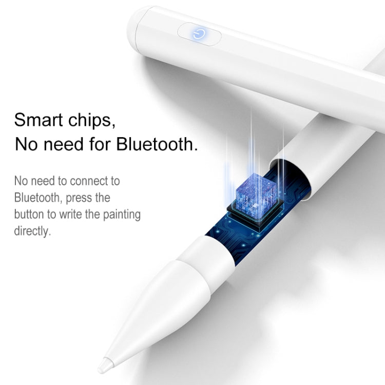 Active Capacitive Stylus Pen for iPad Series(White) - Stylus Pen by buy2fix | Online Shopping UK | buy2fix